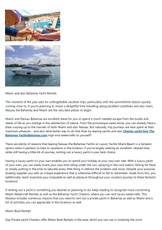 12 Reasons You Shouldn't Invest in yachts Miami MiamiYachts.net