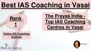 Best IAS Coaching in Vasai