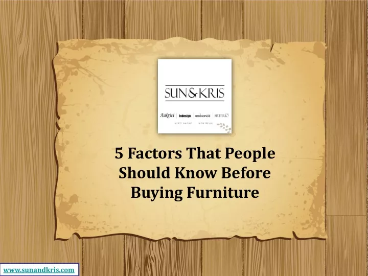 5 factors that people should know before buying