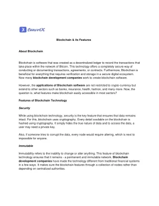 Blockchain Technology