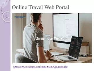 online travel web portal