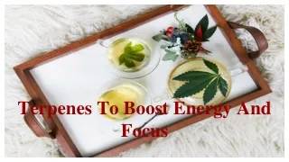 Terpenes To Boost Energy And Focus
