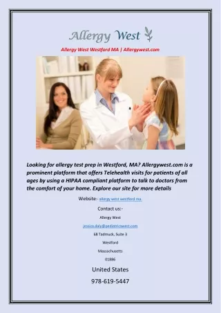 allergy west westford ma allergywest com