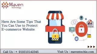 Here Are Some Tips That You Can Use to Protect E-commerce Website