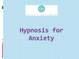 Hypnosis for Anxiety