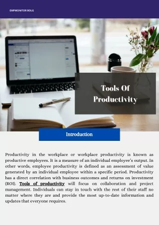 tools of productivity
