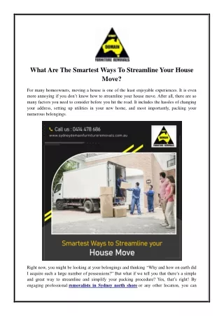 what are the smartest ways to streamline your
