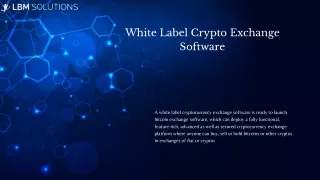 white label crypto exchange software