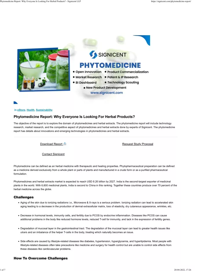 phytomedicine report why everyone is looking