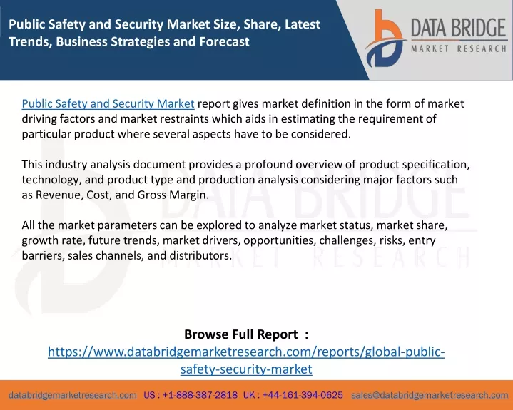 public safety and security market size share