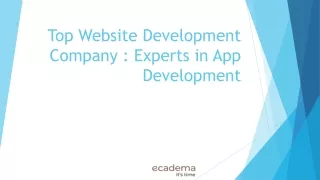 top website development company experts