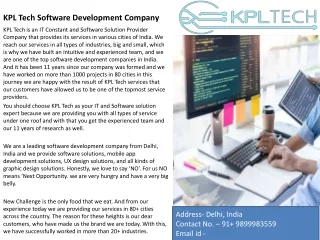 Best Software Development Company In Delhi, India