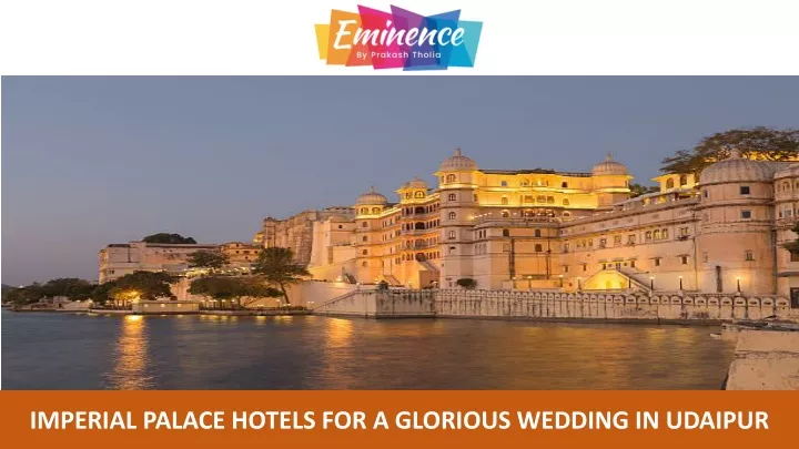 imperial palace hotels for a glorious wedding