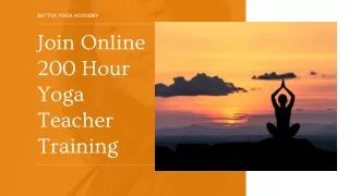 200 hour yoga teacher training online india