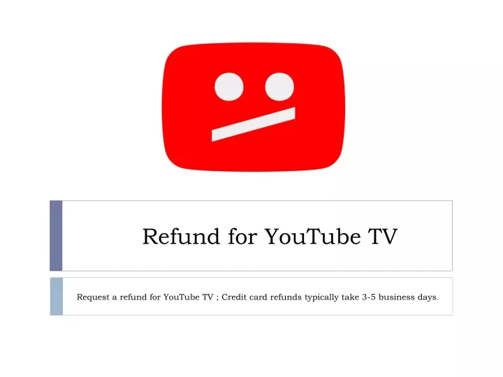 refund for youtube tv