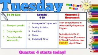 tuesday