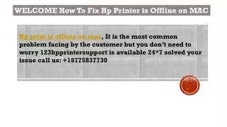 How To Fix HP Printer is Offline on MAC USA