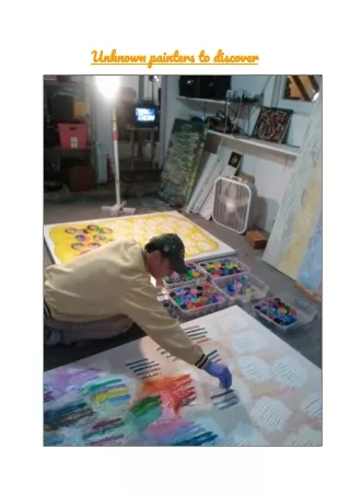Unknown painters to discover