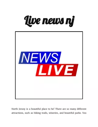 Live news nj