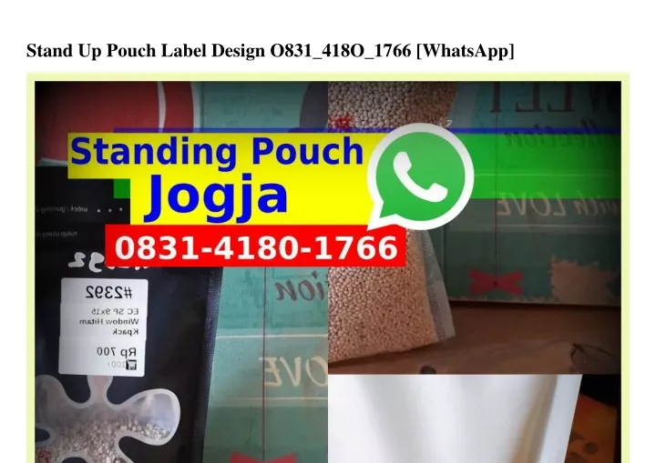 stand up pouch label design o831 418o 1766