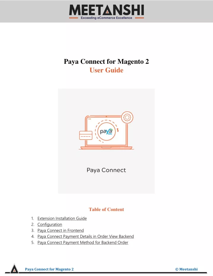 paya connect for magento 2 user guide