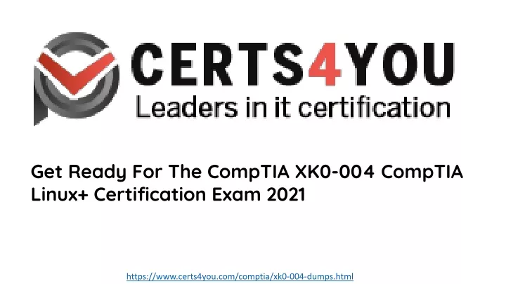 get ready for the comptia xk0 004 comptia linux