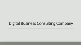 Digital Business Consulting Company