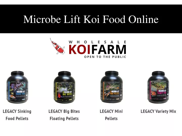 microbe lift koi food online