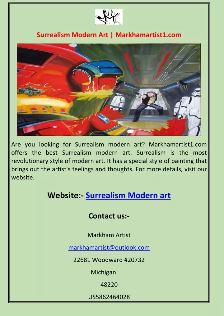 surrealism modern art markhamartist1 com