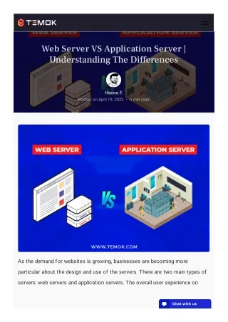 web server vs application server understanding