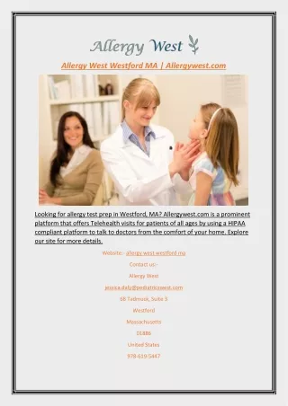 allergy west westford ma allergywest com