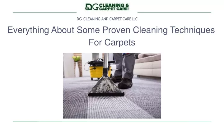 dg cleaning and carpet care llc