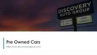 pre owned cars