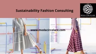 Sustainability Fashion Consulting