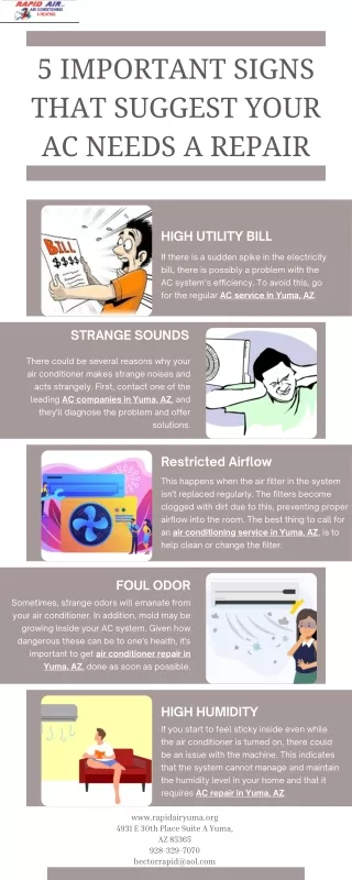 5 Important Signs That Suggest Your AC Needs A Repair