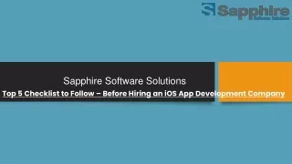sapphire software solutions
