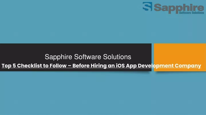 sapphire software solutions