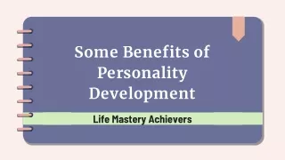 Importance of Personality Development- Life Mastery Achievers