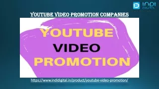 Which is the best Youtube Video Promotion Companies