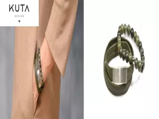 Designer leather bracelets