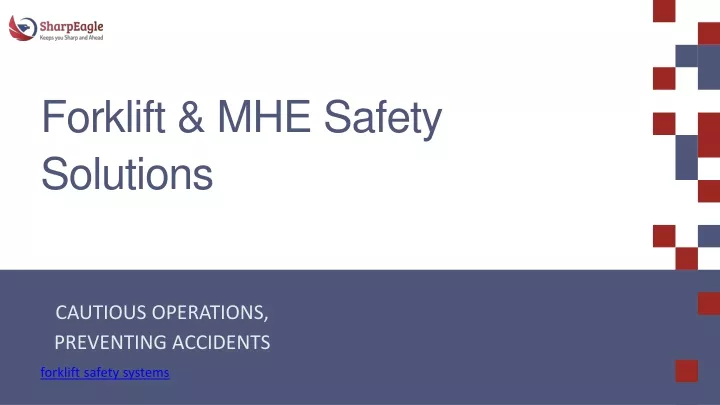 forklift mhe safety solutions