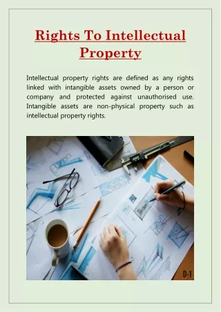 Rights To Intellectual Property