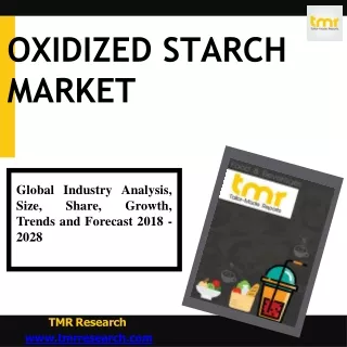 oxidized starch market
