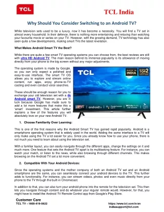 tcl india
