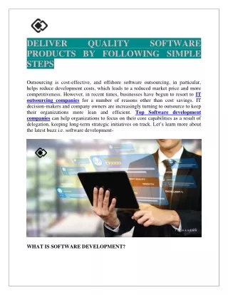 deliver products by following simple steps