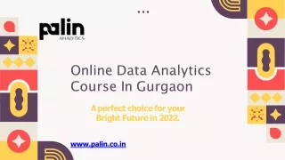 Online Data Analytics Course In Gurgaon