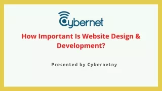 how important is website design development
