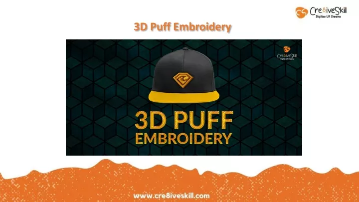 3d puff embroidery