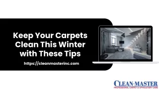 Keep Your Carpets Clean This Winter with These Tips