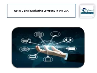 Get A Digital Marketing Company in the USA